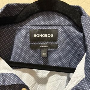 Bonobos Men's Patterned Navy Shirt
